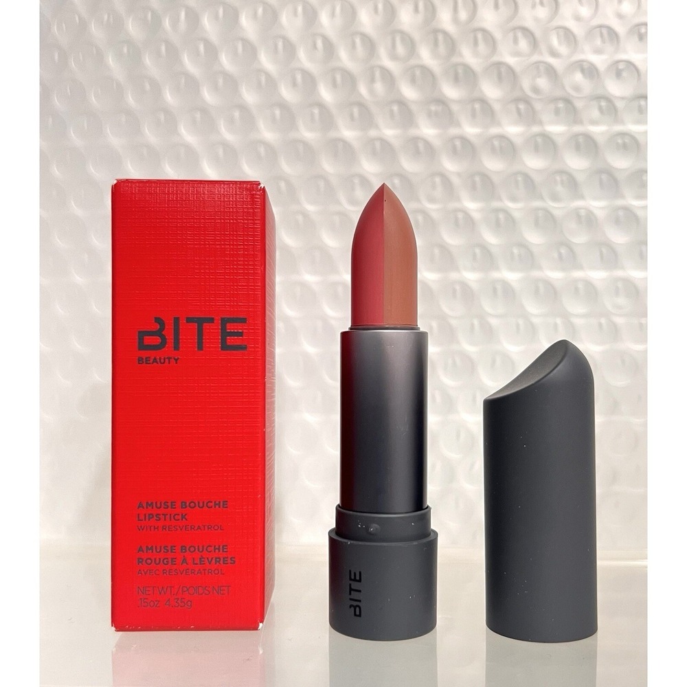 Bite Beauty Amuse Bouche Lipstick Two Toned "Fig / Honeycomb" NIB